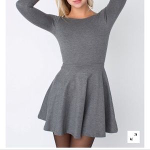 Gray American Apparel dress